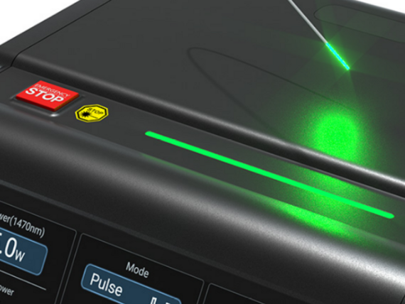 Zelený vodící paprsek 520nm